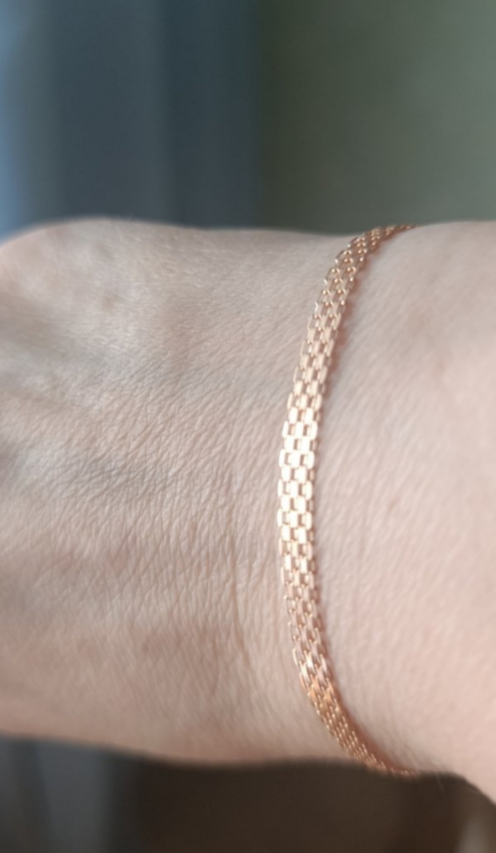 Золотой браслет, 3,87г., 585проба,18 размер