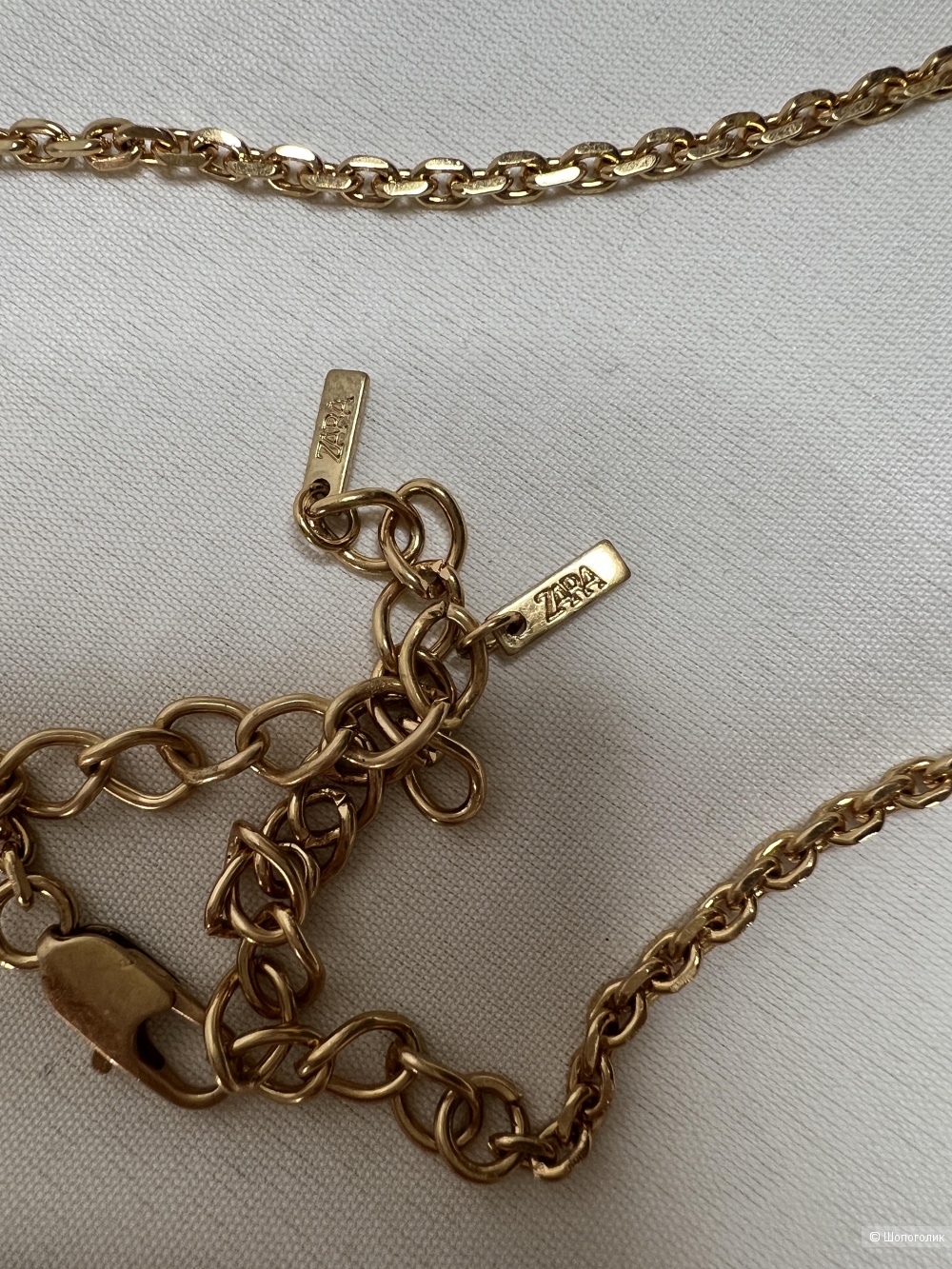 Жесткий металлический корсет Zara золотистый