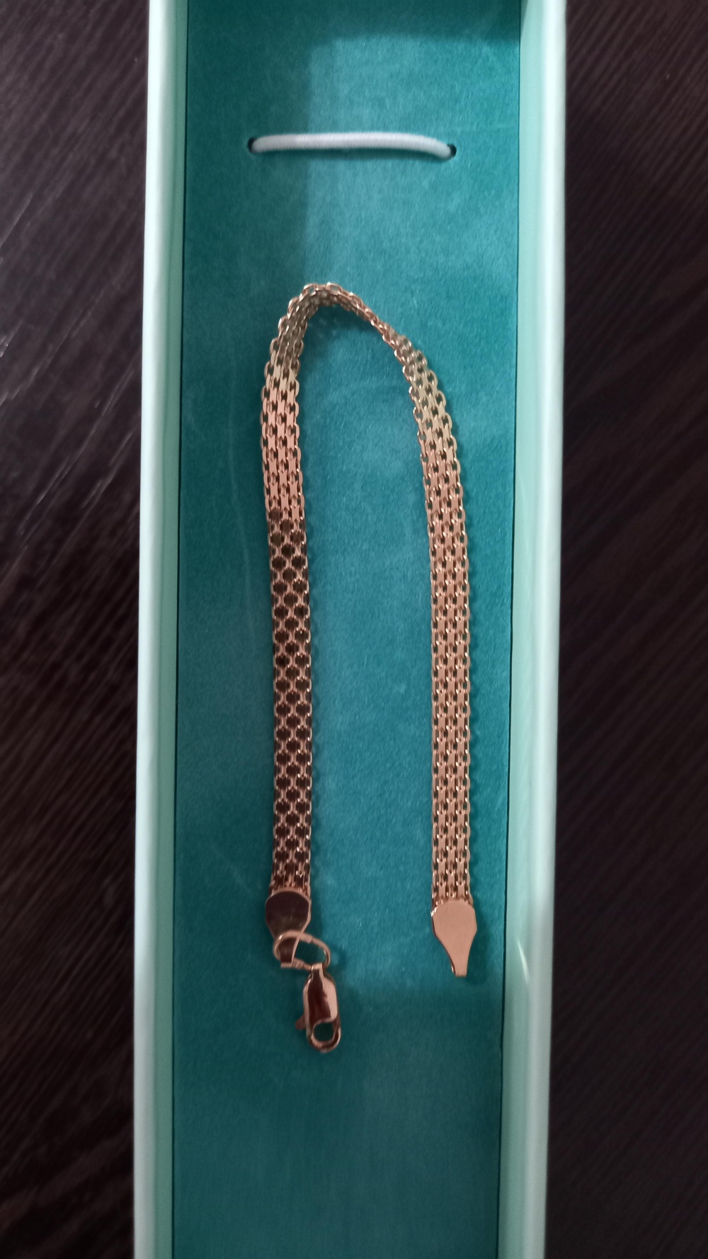 Золотой браслет, 3,87г., 585проба,18 размер