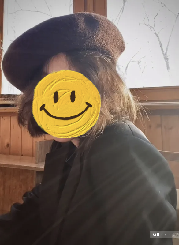 Берет ThreeS 100% шерсть, one size