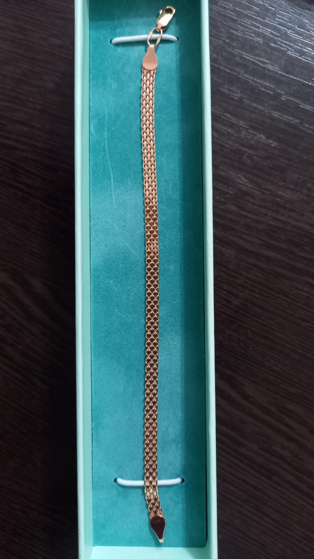 Золотой браслет, 3,87г., 585проба,18 размер