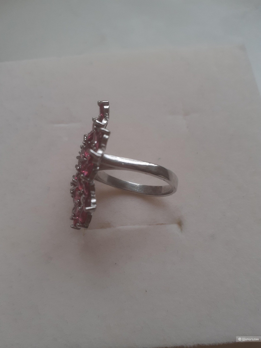 Серебряный комплект с турмалином