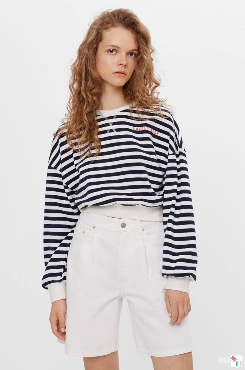 Свитшот/ тельняшка от Bershka, размер S.