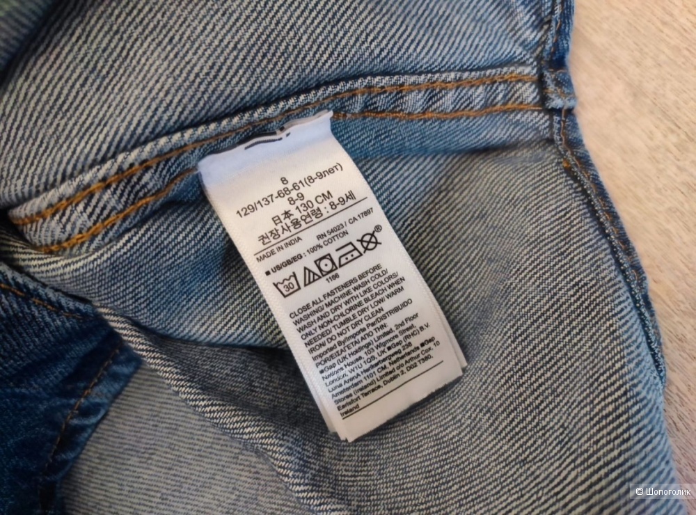 Рубашка джинсовая Gap 8 лет