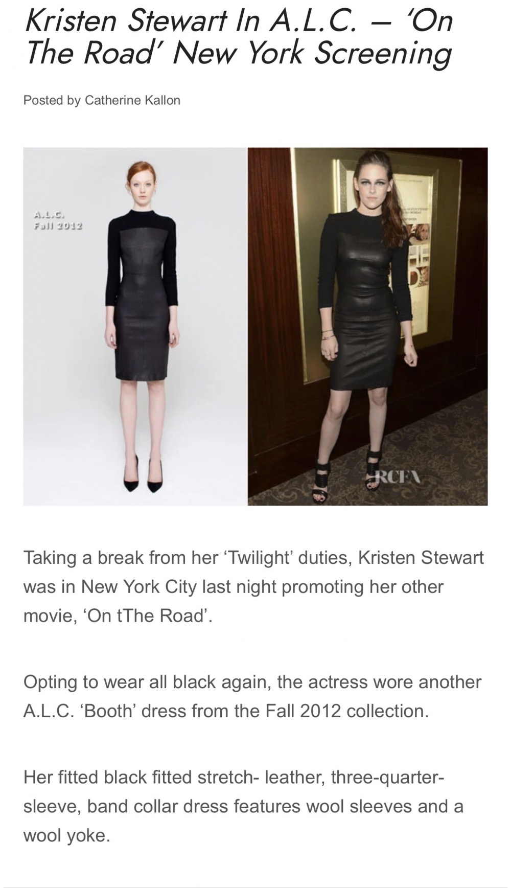 Платье ALC размер 4