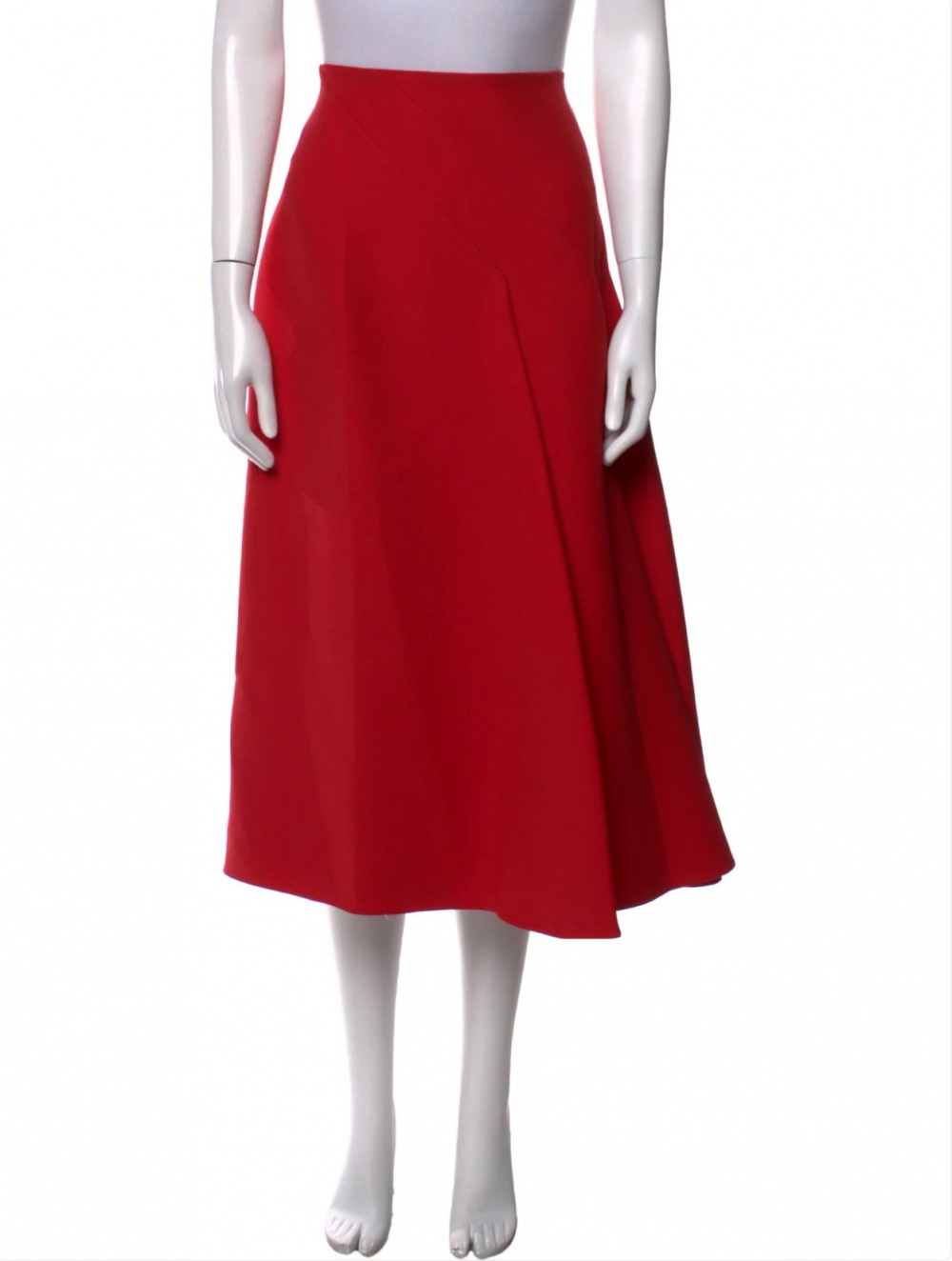 Christian dior юбка красная шерстяная,  fr 42