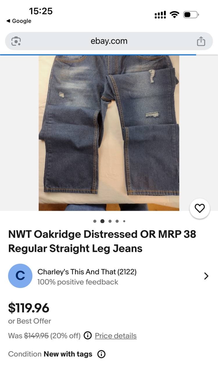 Джинсы OR Oakridge , размер 30