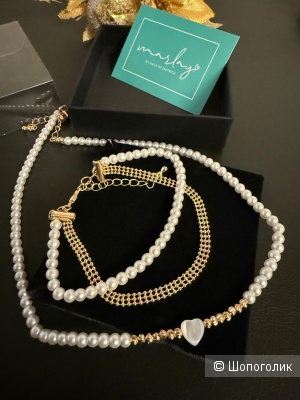 Marley by Haus of Dietrich комплект ( чокер и браслет)