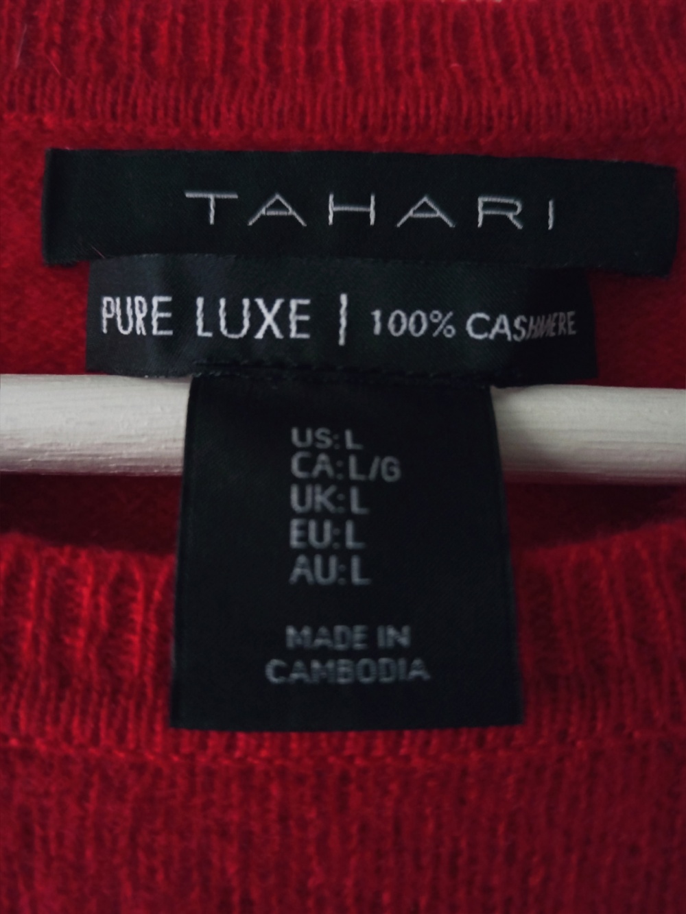 Кашемировый джемпер Tahari размер L