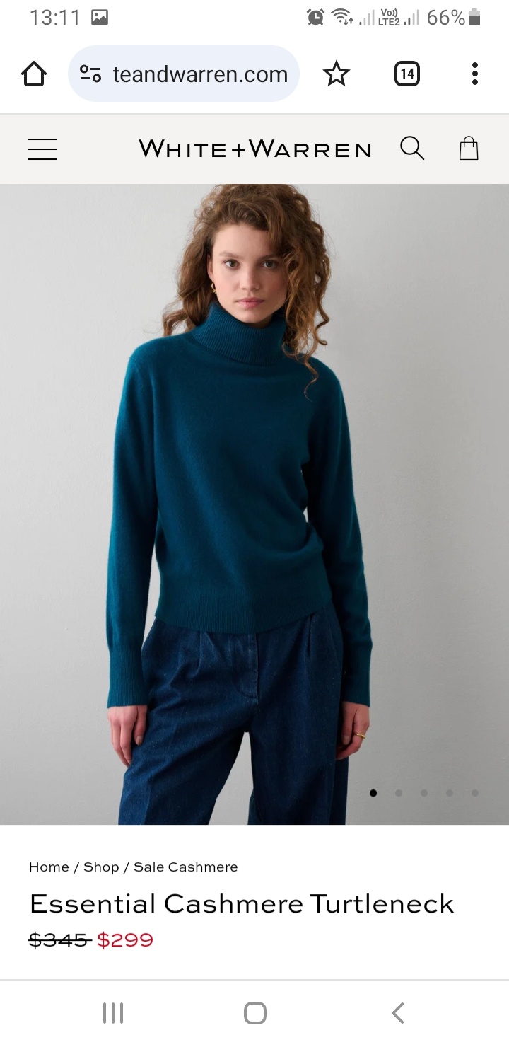 Свитер White&Warren 44