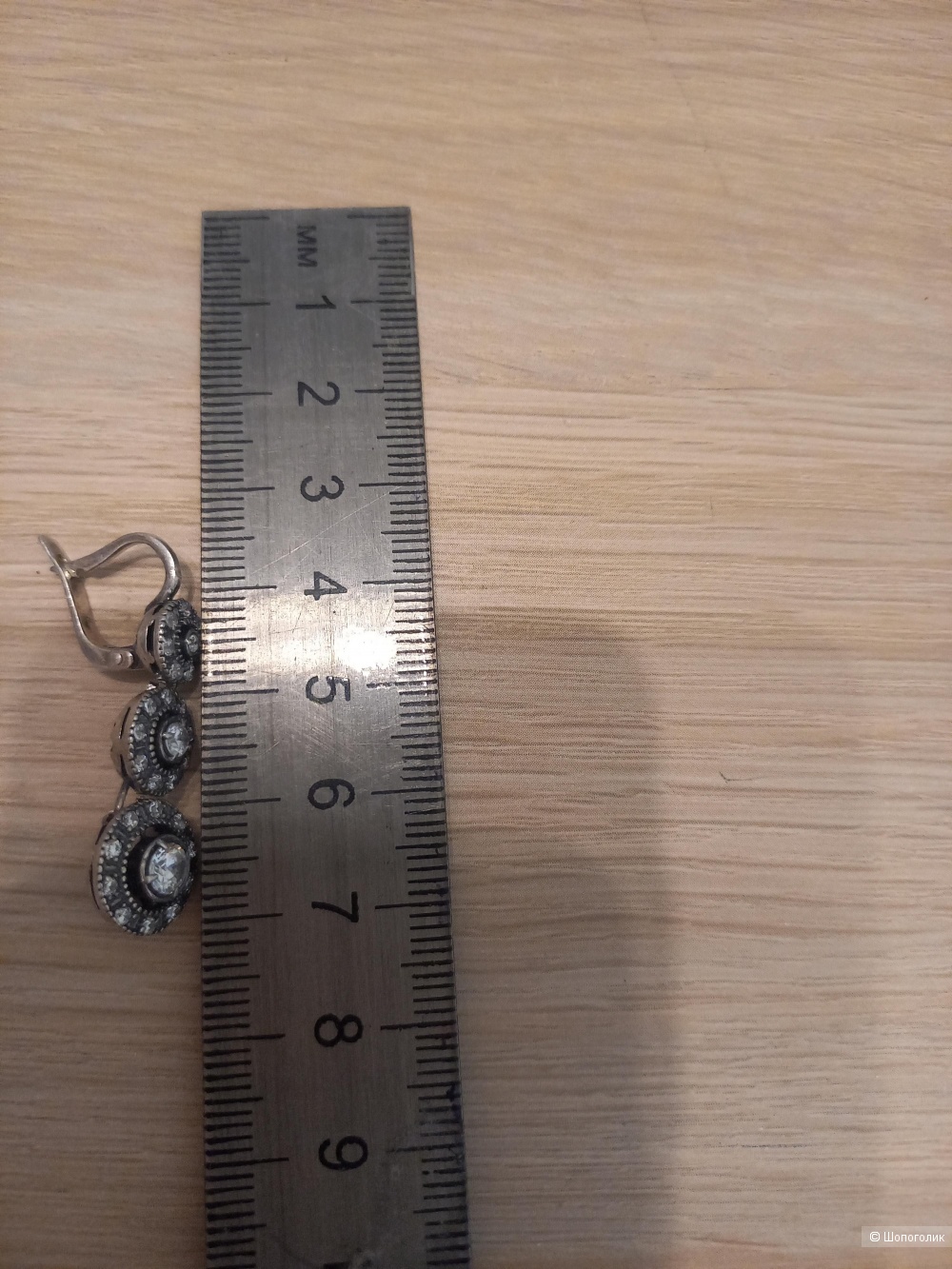 Длинные серебряные серьги