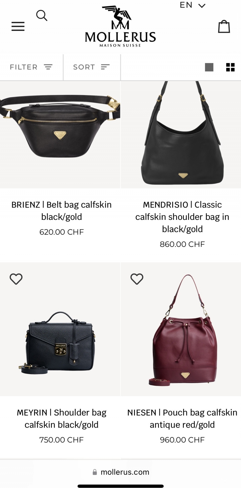 Сумка Maison Mollerus