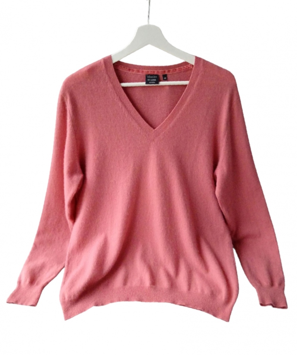 Кашемировый пуловер Adagio 50 размер