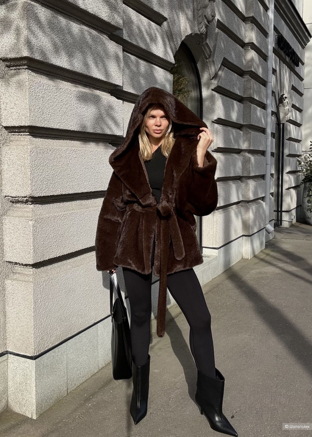 Шуба норка Fraumfeder, размер S-M