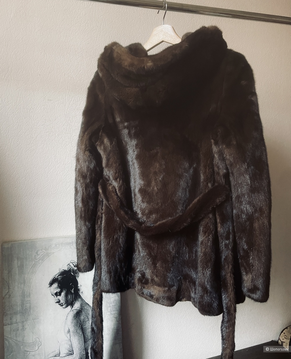 Шуба норка Fraumfeder, размер S-M