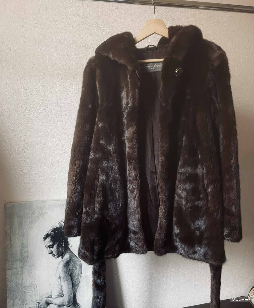 Шуба норка Fraumfeder, размер S-M