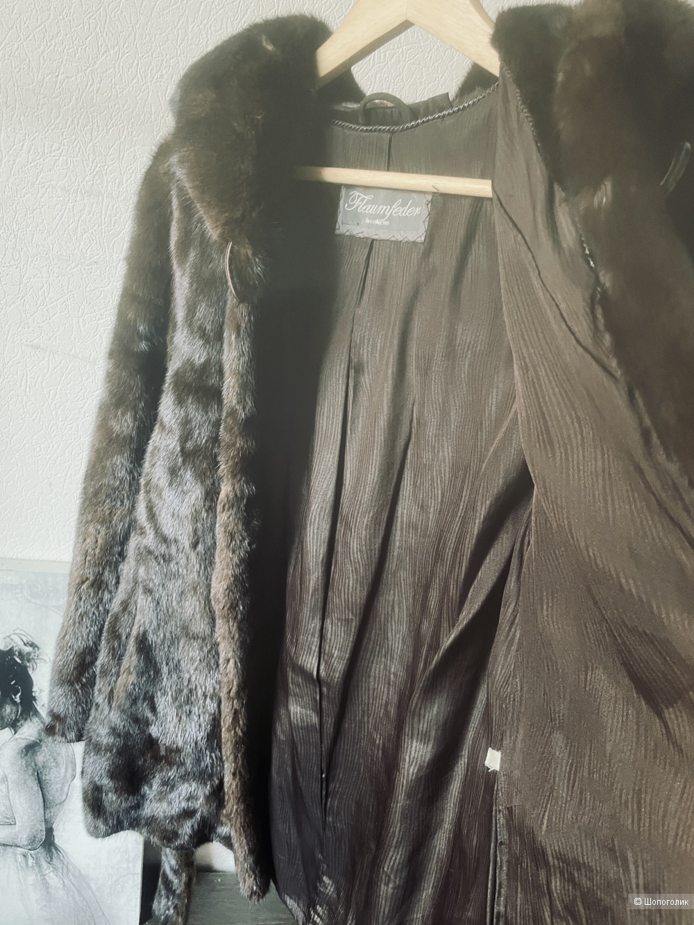 Шуба норка Fraumfeder, размер S-M