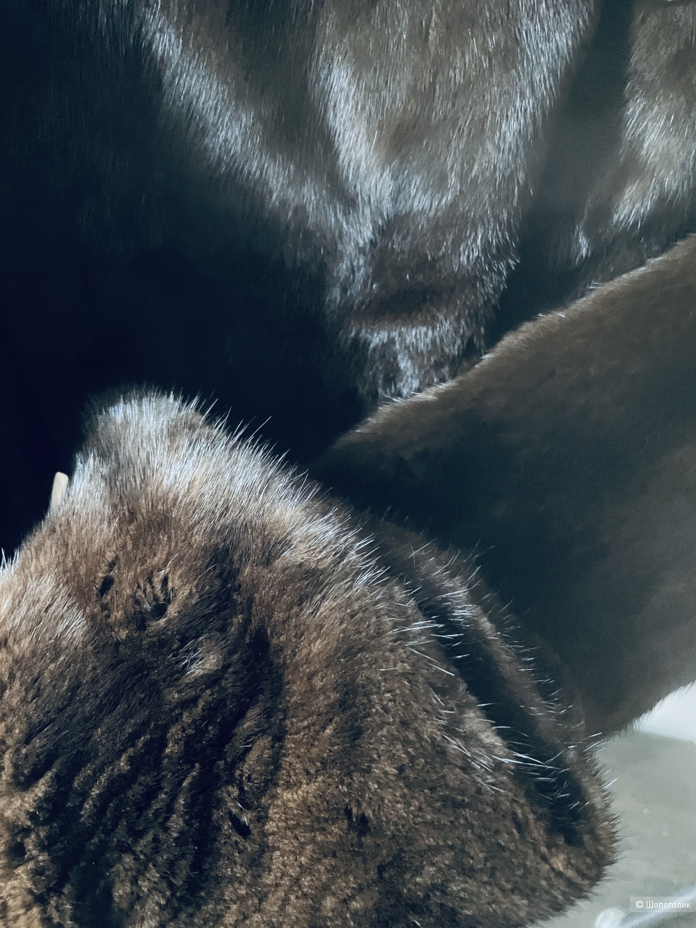 Шуба норка Fraumfeder, размер S-M