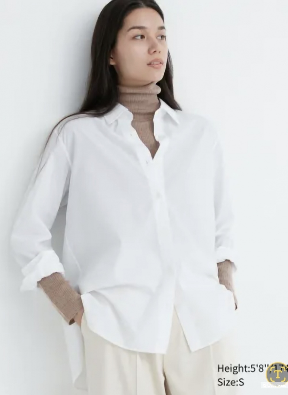 Шерстяная водолазка Uniqlo/M