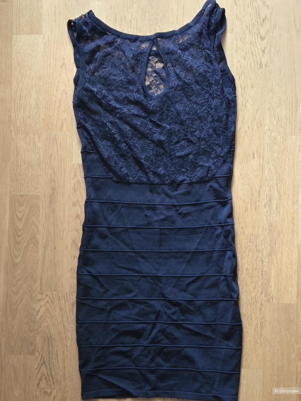 Платье трикотажное XS (на бирке S)
