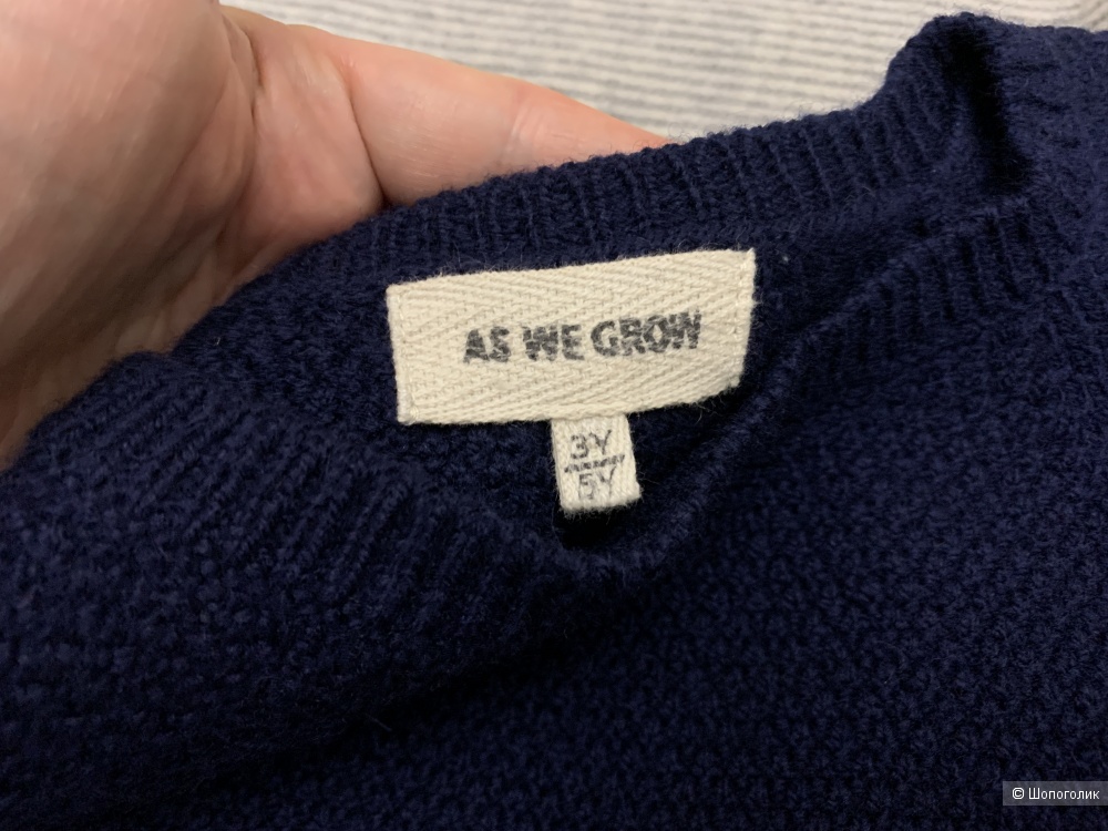 Шерстяное платье-свитер As We Grow 3-5 лет