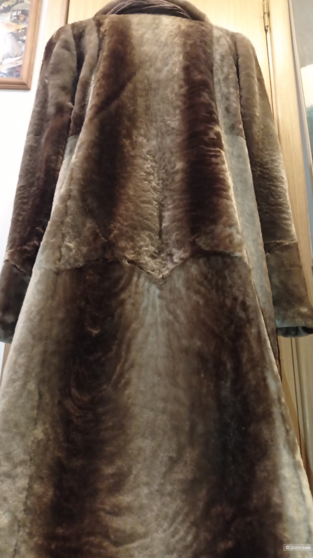 Шуба пальто мутон 46 размер