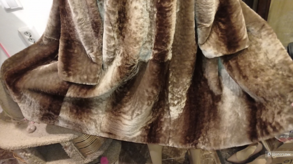 Шуба пальто мутон 46 размер