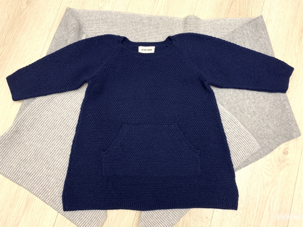 Шерстяное платье-свитер As We Grow 3-5 лет