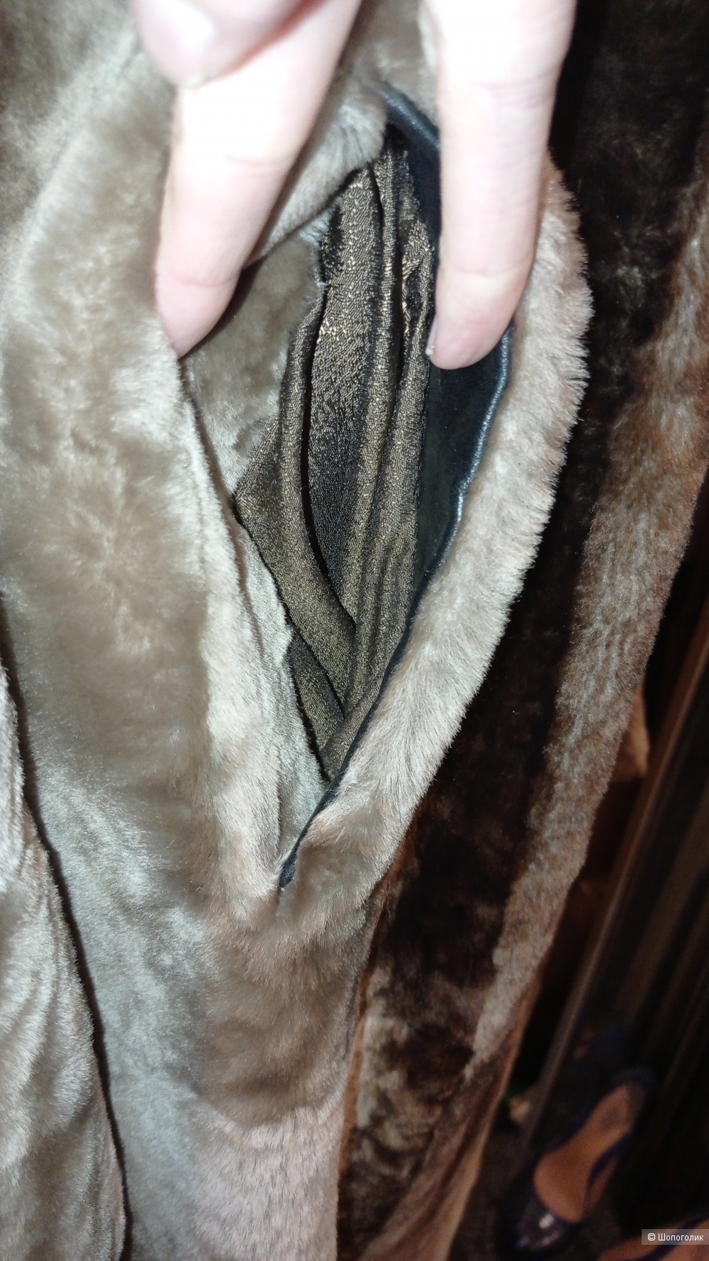 Шуба пальто мутон 46 размер