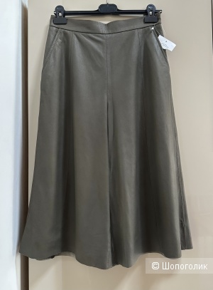 Кожаные брюки-кюлоты-юбка  Max Mara 42-44-46