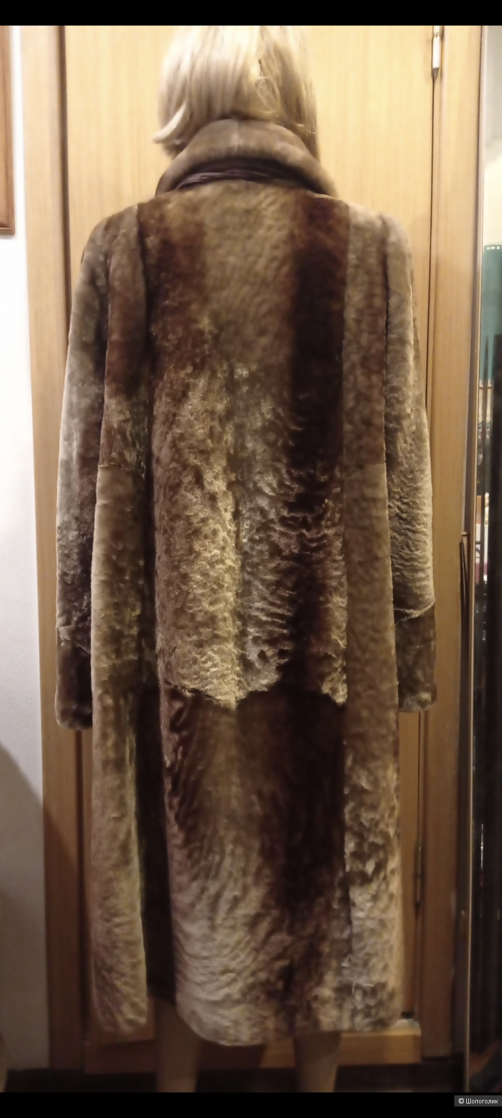 Шуба пальто мутон 46 размер