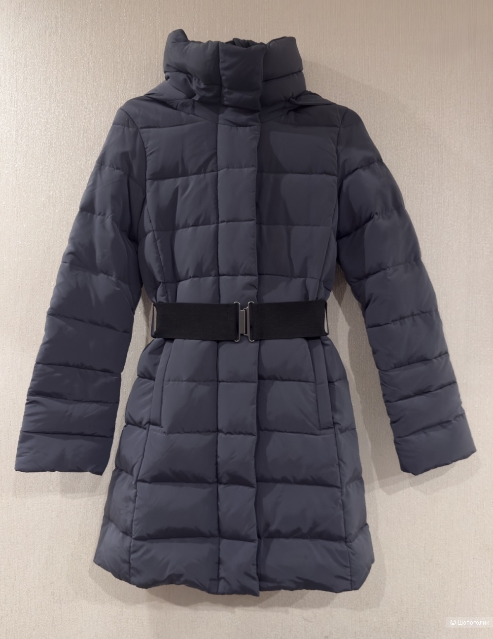 Пуховое пальто Sisley маркировка 40