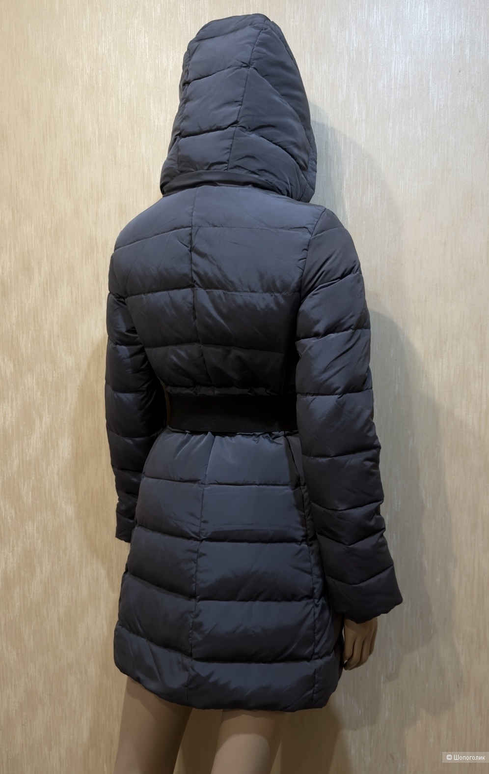 Пуховое пальто Sisley маркировка 40