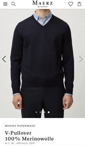 Шерстяной джемпер MAERZ. Размер фирм.52.