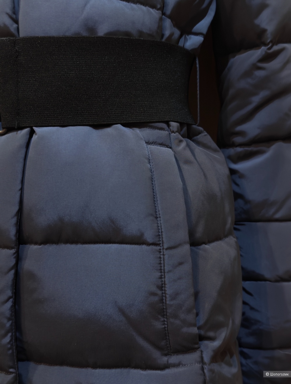 Пуховое пальто Sisley маркировка 40