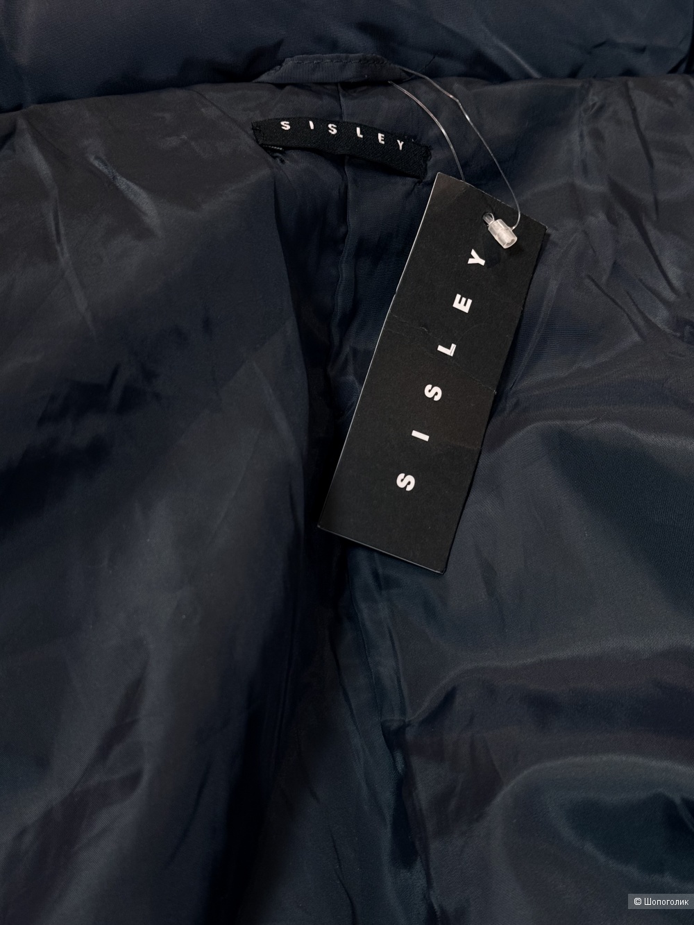 Пуховое пальто Sisley маркировка 40