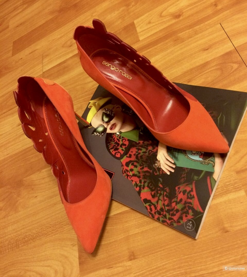 Туфли Sergio Rossi маркировка 37,5