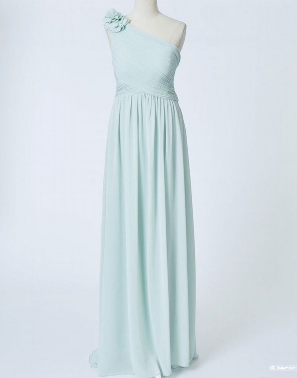 Платье вечернее макси в пол голубое coast, uk 10