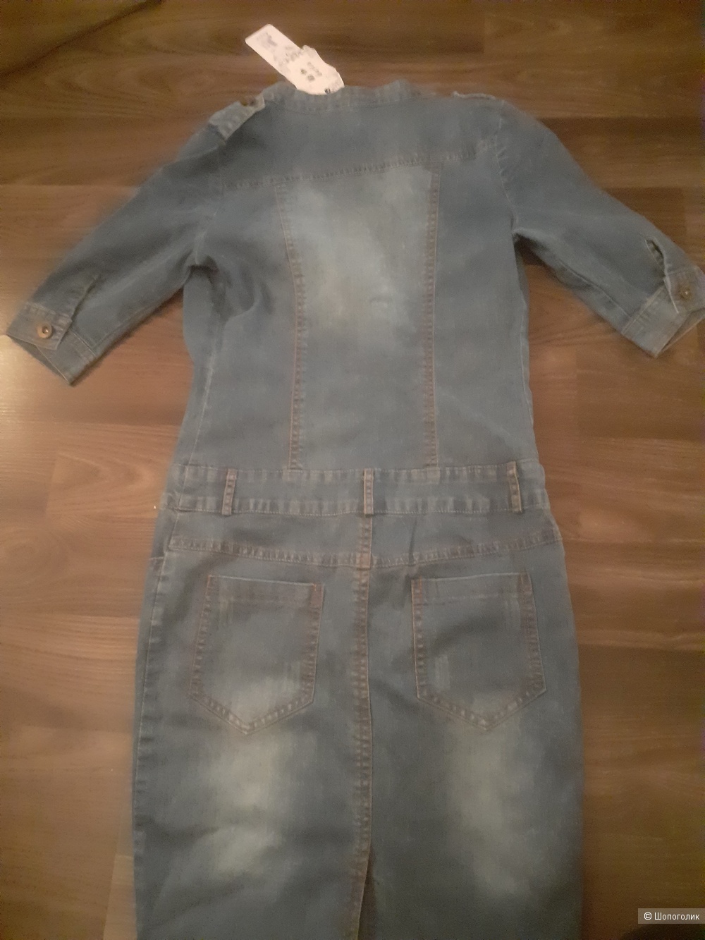 Джинсовое платье, китайский бренд, 42