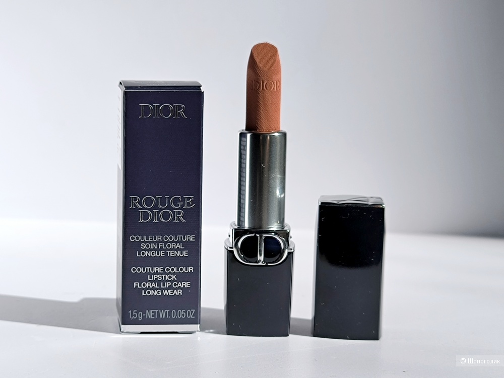 Миниатюра помады Dior nude look 100, 1.5 гр