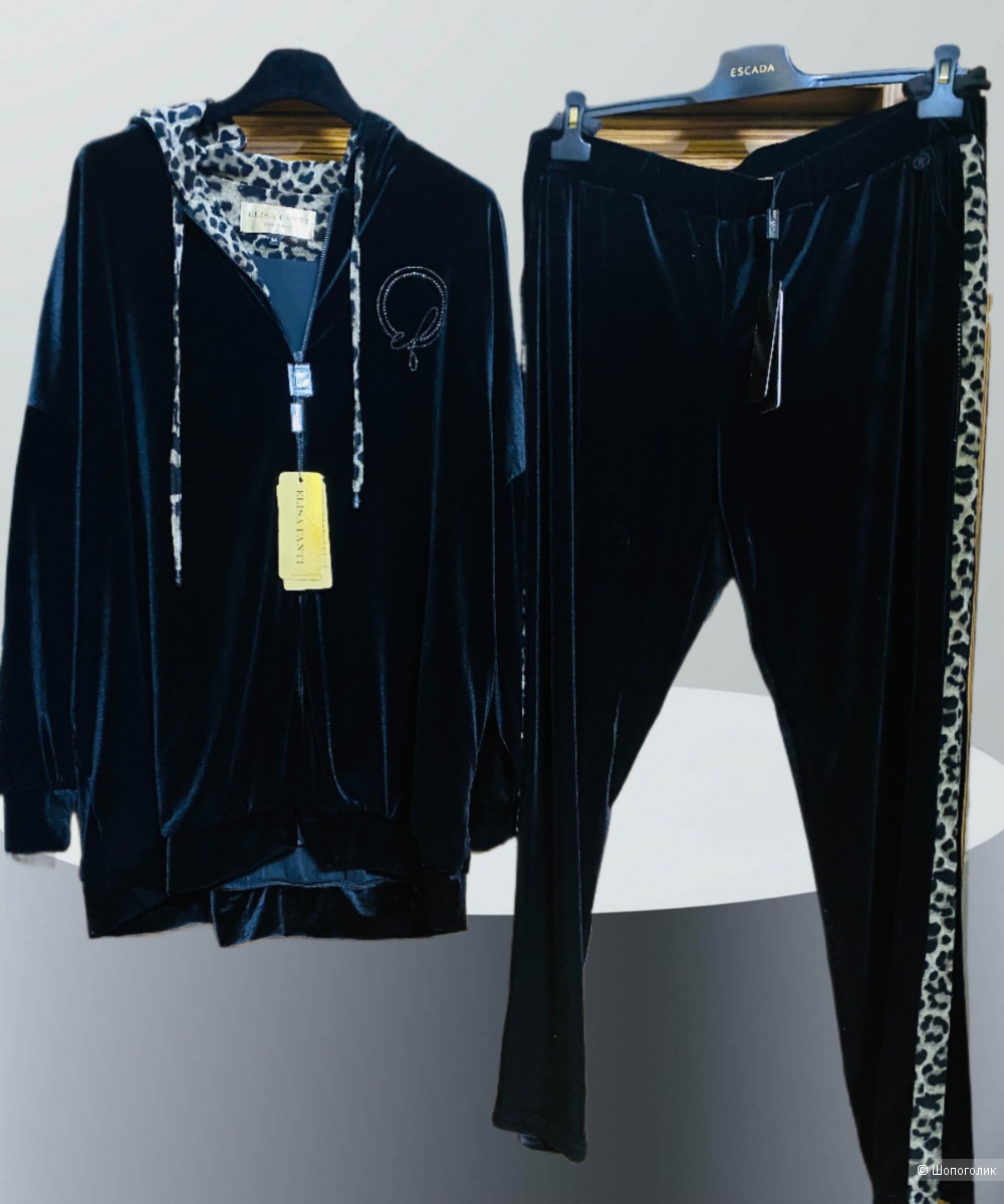 Бархатный костюм Elisa Fanti Сouture -52-54 и 54-56