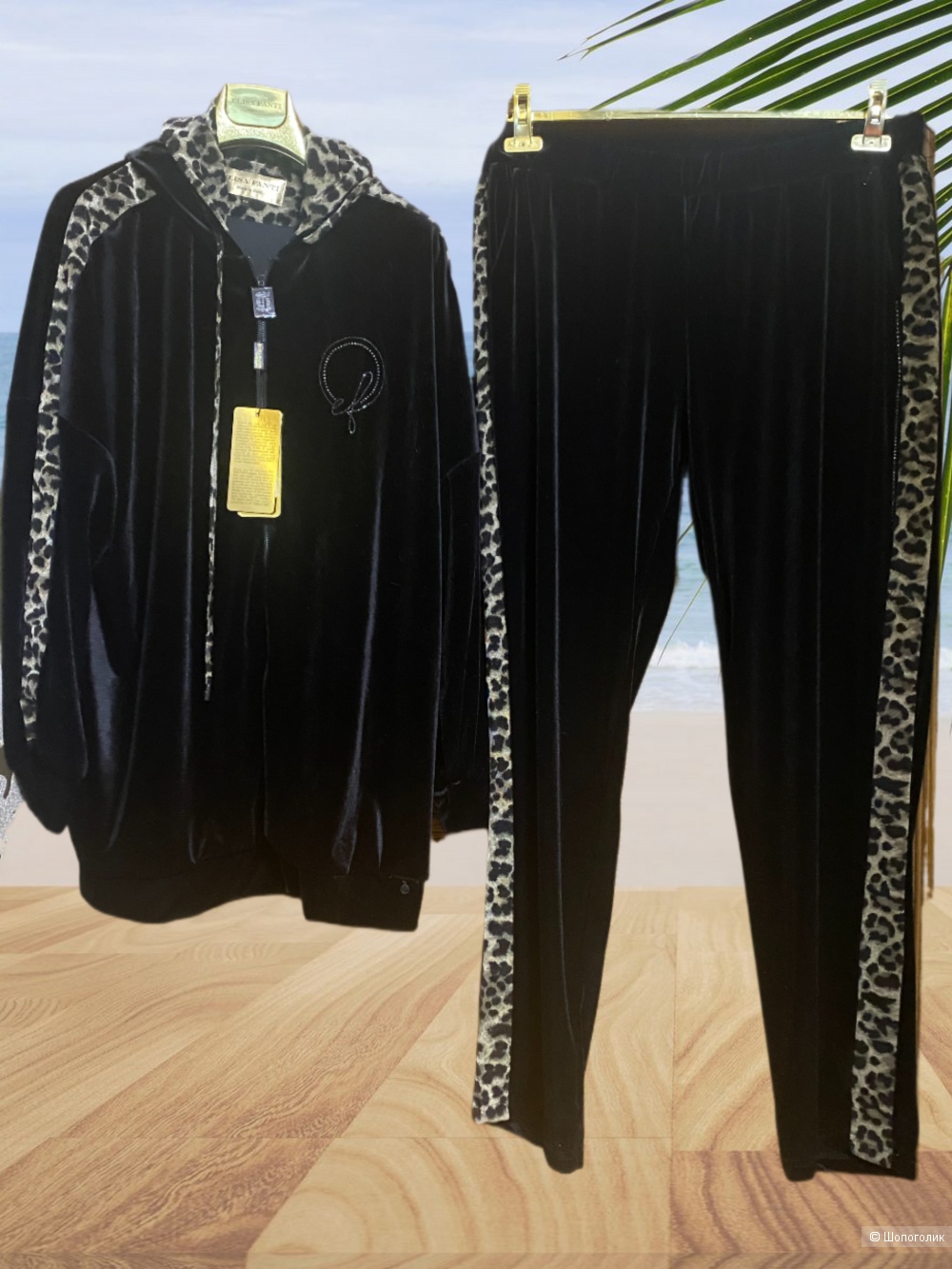 Бархатный костюм Elisa Fanti Сouture -52-54 и 54-56