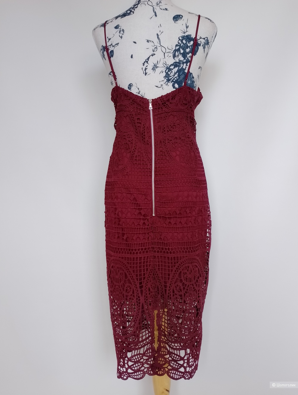 Платье кружевное коктейльное Bardot США, us 10