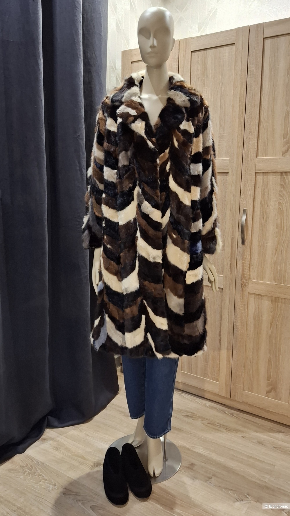 Норковая шуба no name/L