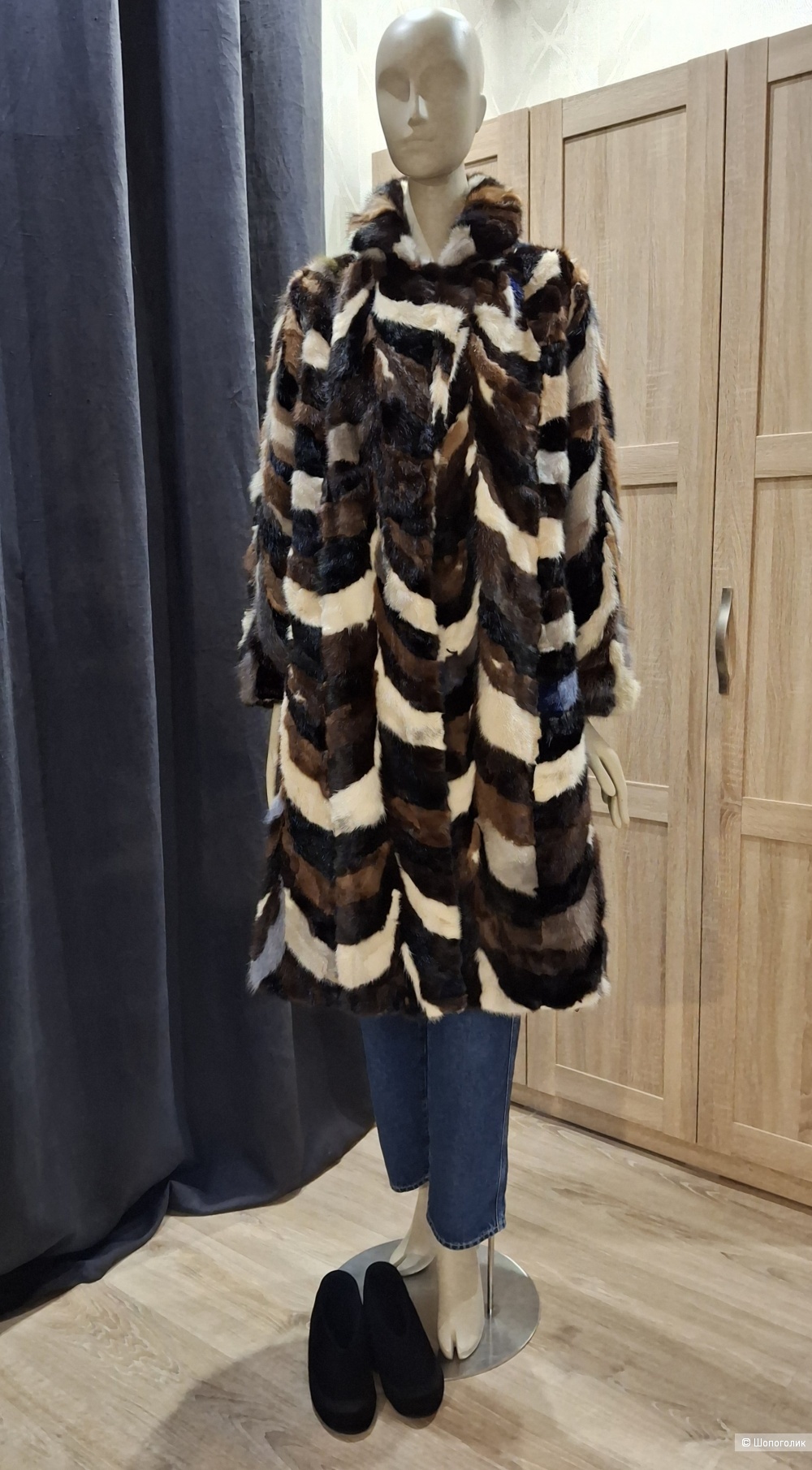 Норковая шуба no name/L