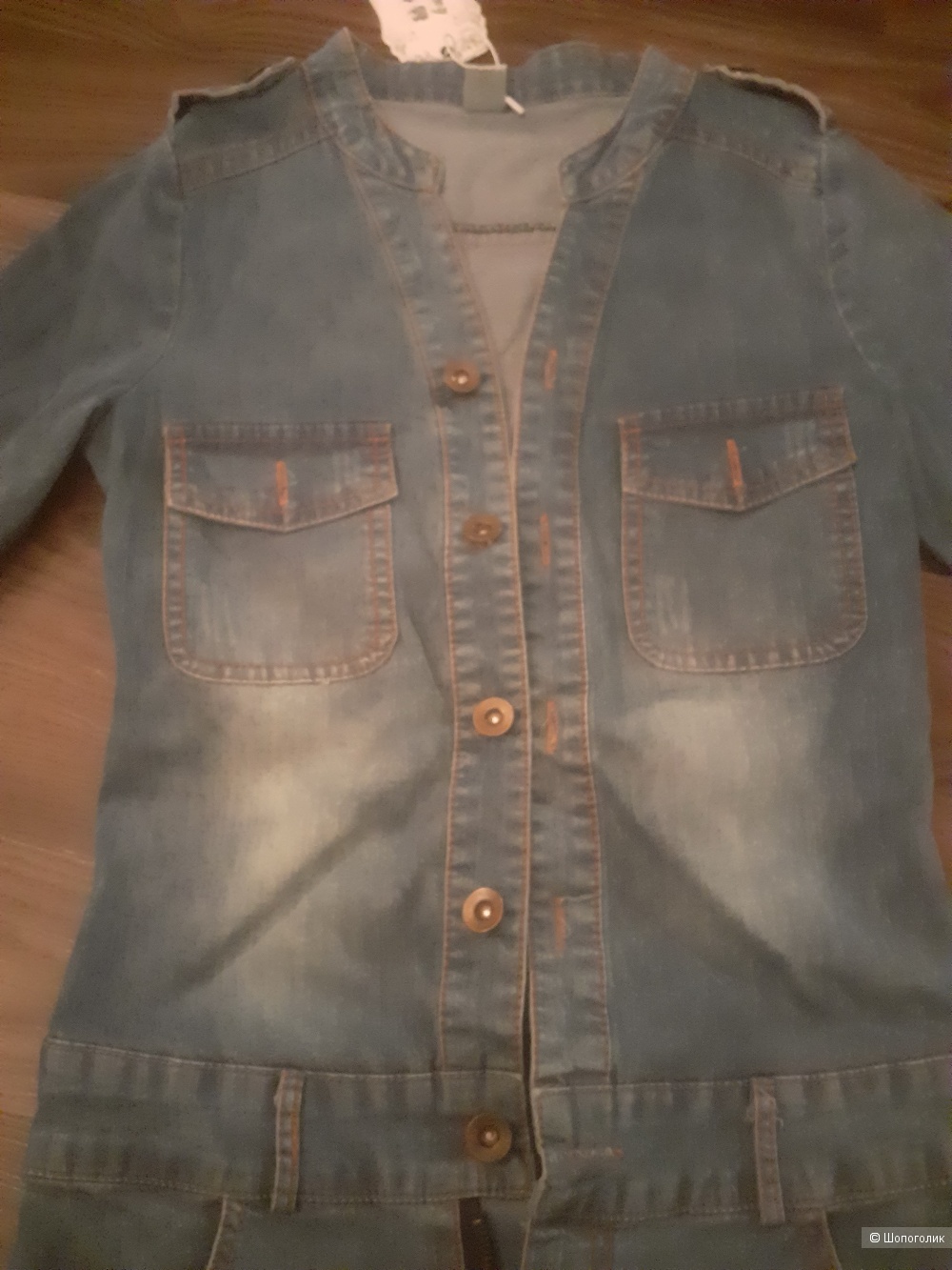 Джинсовое платье, китайский бренд, 42