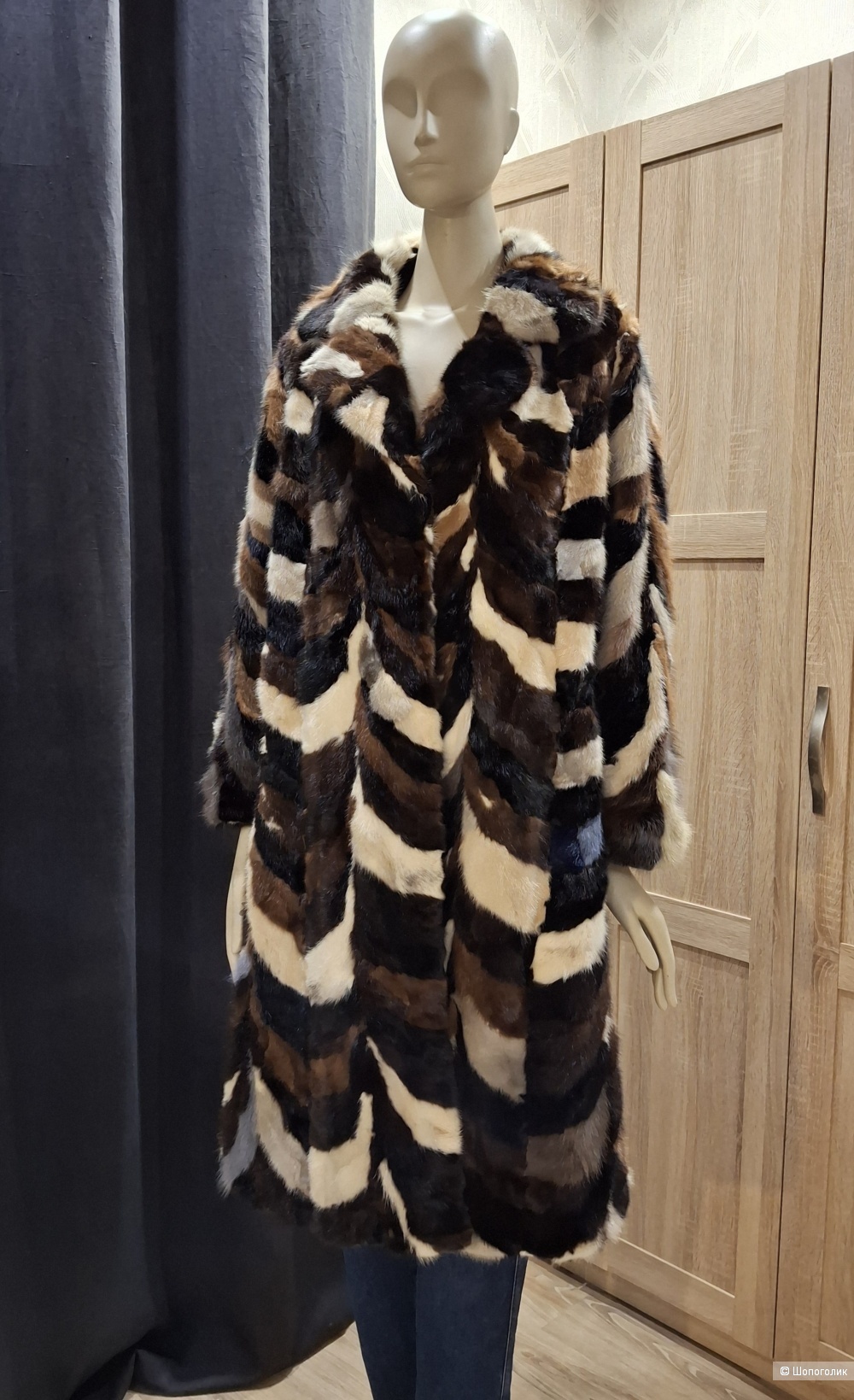 Норковая шуба no name/L