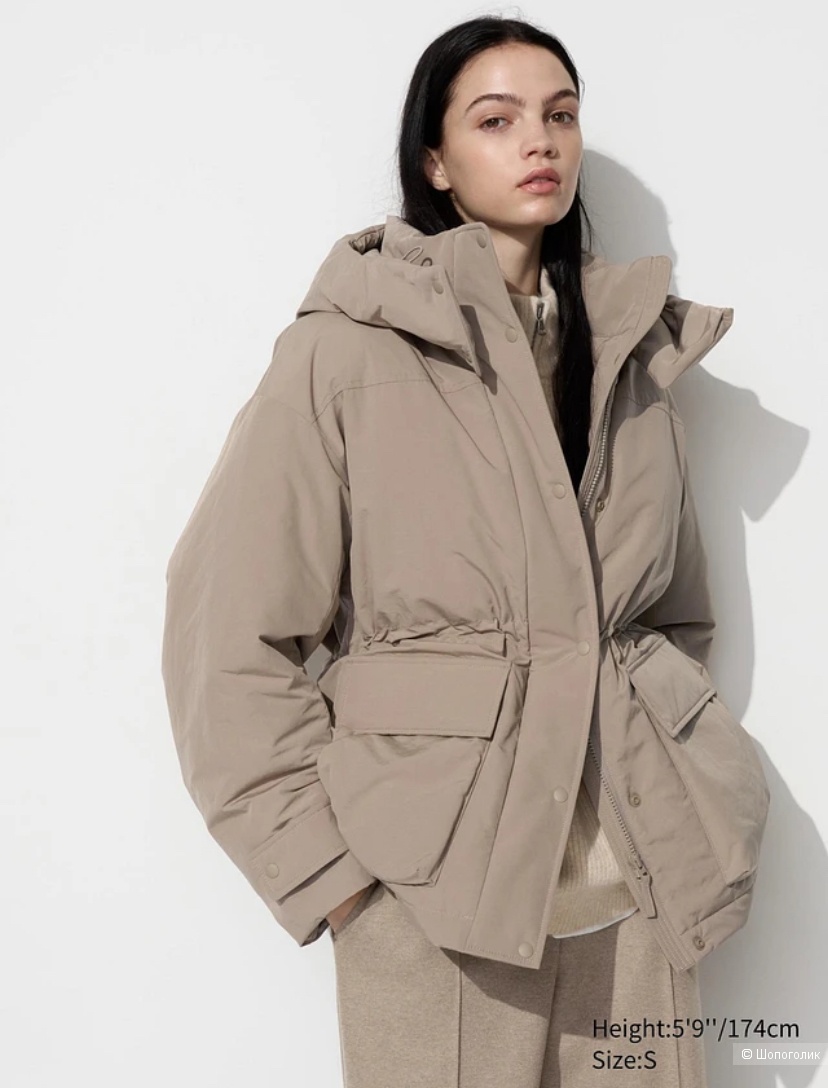 Пуховик Uniqlo размер М