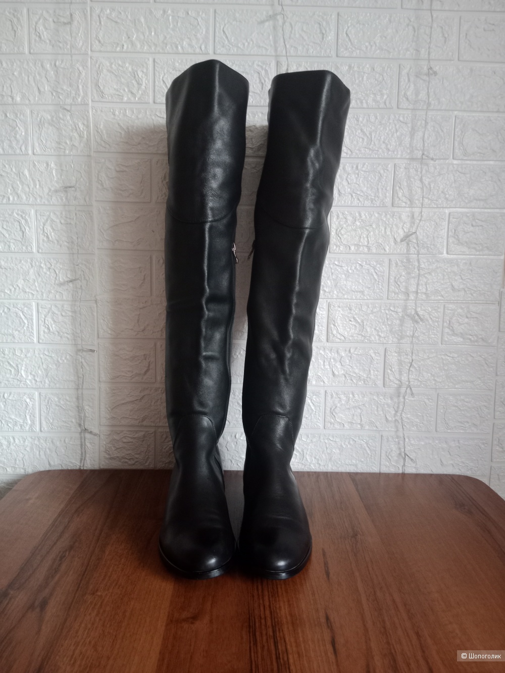 Ботфорты кожаные Berkonty 40 размер зимние