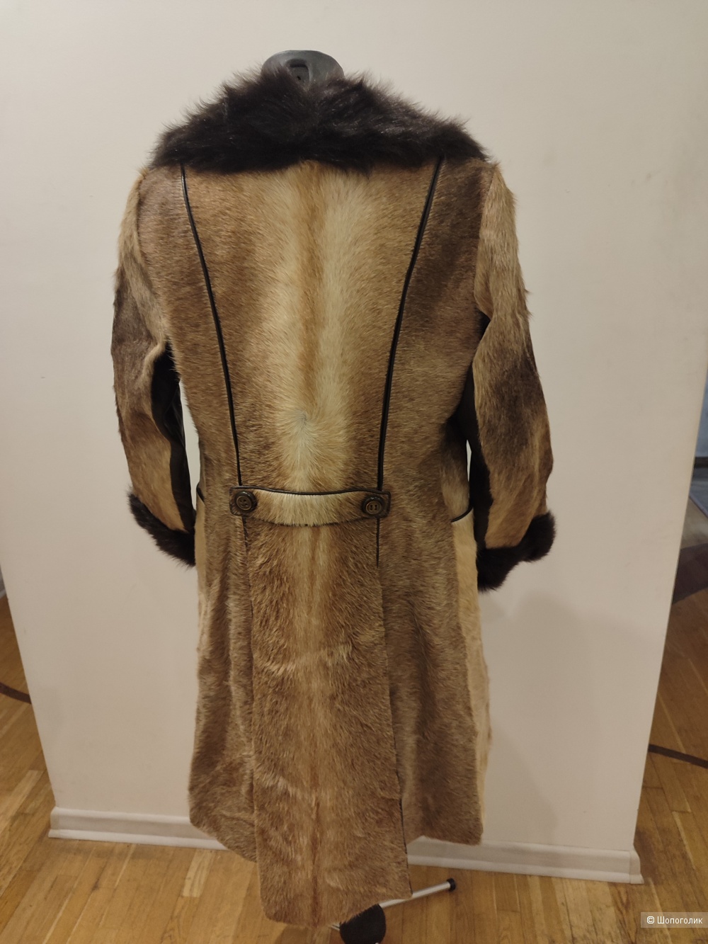 Шуба из меха оленя размер 44-46